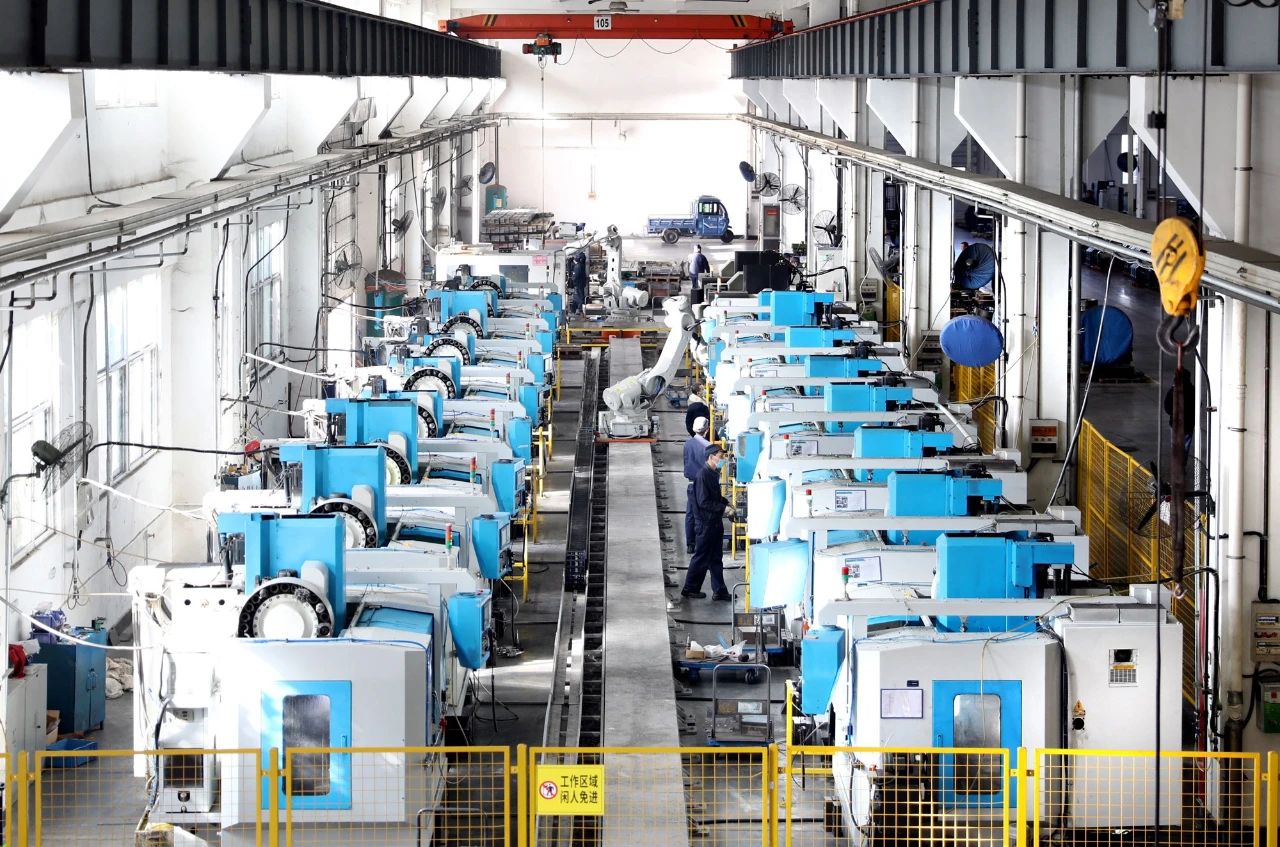 Intelligent Production Line for Elevator Traction Machine Brakes