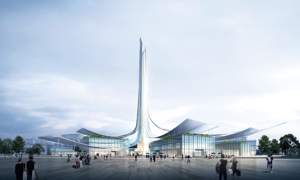 Wolong Education Town in Linyi